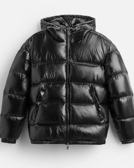 メンズ 防風 オーバーサイズ フード付き 中綿ジャケット