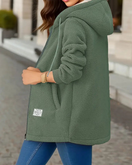 レディース フード付き ロング ボアコート