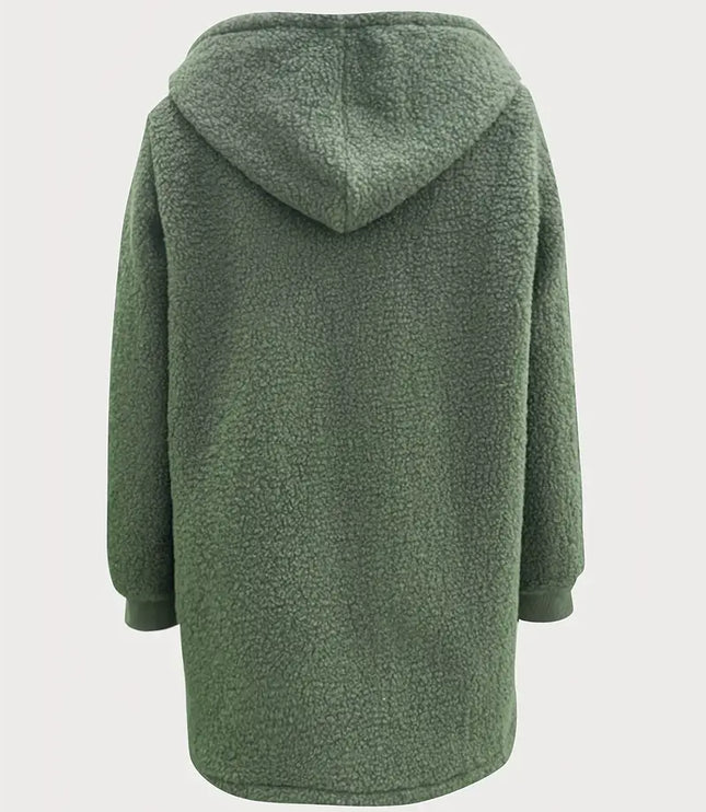 レディース フード付き ロング ボアコート