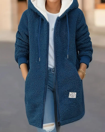 レディース フード付き ロング ボアコート